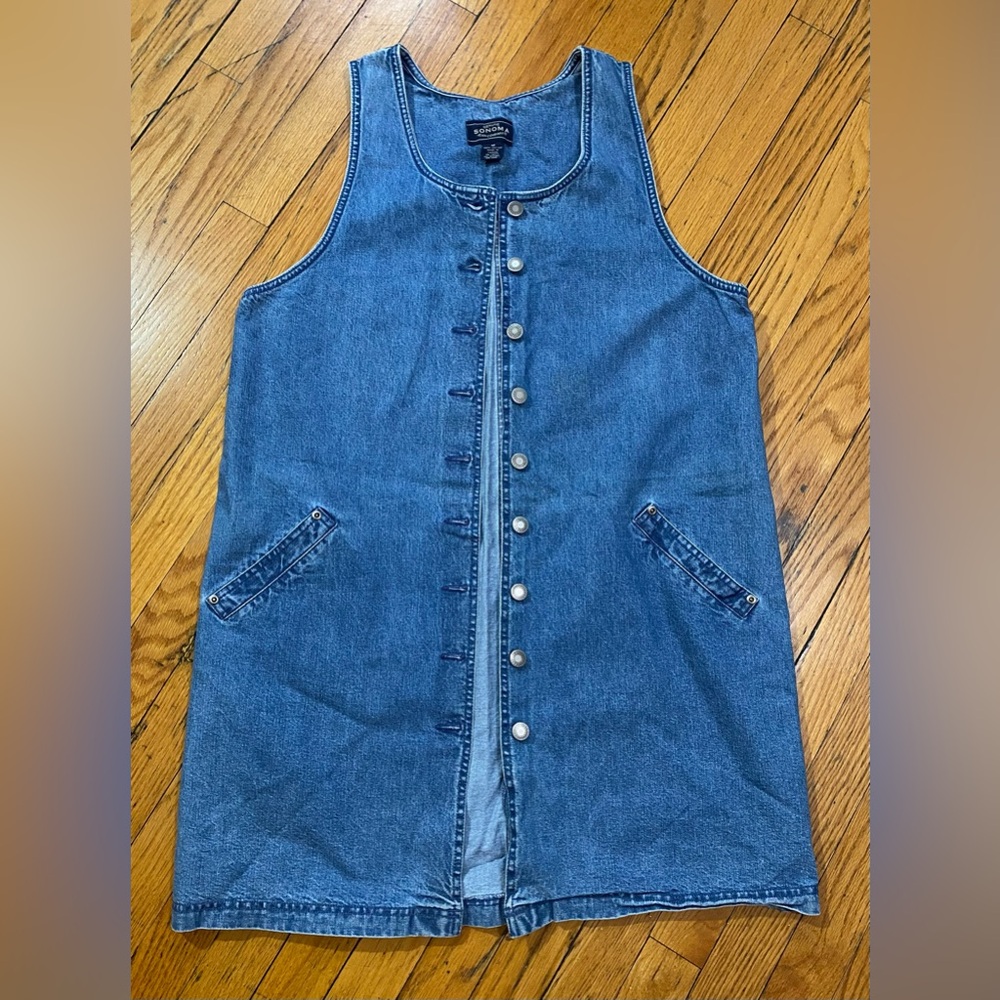 Genuine Sonoma Jean Company: Denim, button-up dress
